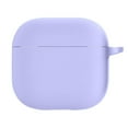 thumbnail image 1 of Silicone Case for Airpods 4 2024 with Lanyard Holes and Carabiner in Multiple Colors, 1 of 7