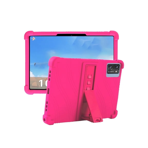 Silicone Case for Digiland S10 10.1 inch, Soft Flexible Shockproof Protective Tablet Cover, Anti-Scratch & Lightweight Slim Design-Rosered