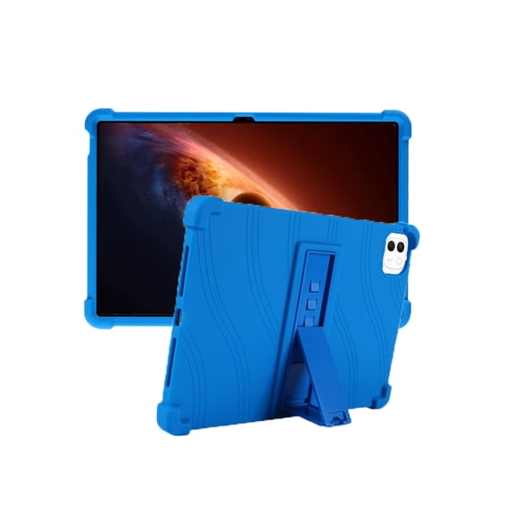 Silicone Case for Honor MagicPad4 12.3 inch, Soft Flexible Shockproof Protective Tablet Cover, Anti-Scratch & Lightweight Slim Design-Blue
