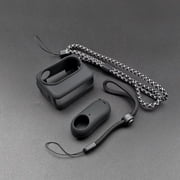 Silicone Case for Insta360 GO 3/3S Camera, Shockproof Anti-Scratch Sleeve with Lanyard, Precise Cutout Full Protection for Vlog