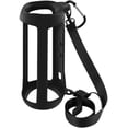 thumbnail image 1 of Silicone Case for JBL FLIP 5 Waterproof Portable Bluetooth Speaker with Shoulder Strap and Carabiner (Black), 1 of 7