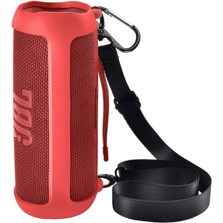 Silicone Case for JBL FLIP 6 Waterproof Portable Bluetooth Speaker - Red