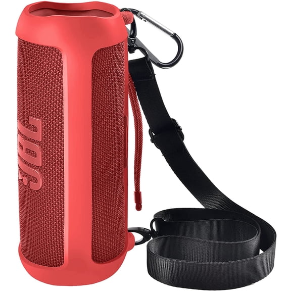 Silicone Case for JBL FLIP 6 Waterproof Portable Bluetooth Speaker - Red