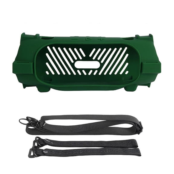 Silicone Case for JBL Charge 6 Stereo - Shockproof Protective Cover with Adjustable Shoulder Strap | Full-Body Protection for Portable Speaker