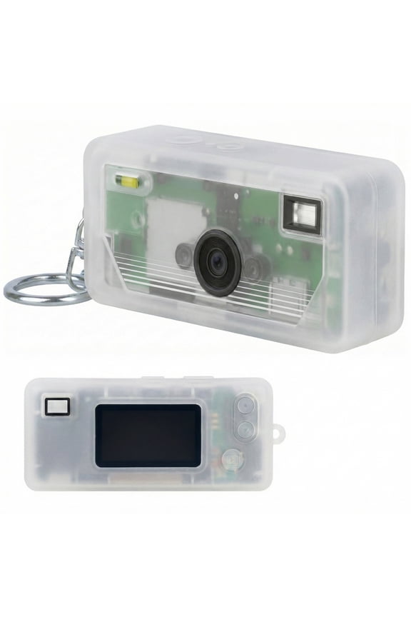 Silicone Case for Kodak CHARMERA Keychain Digital Camera Blind Box, Photo Mini Keychain Camera Sleeve - Camera NOT Included (Transparent)