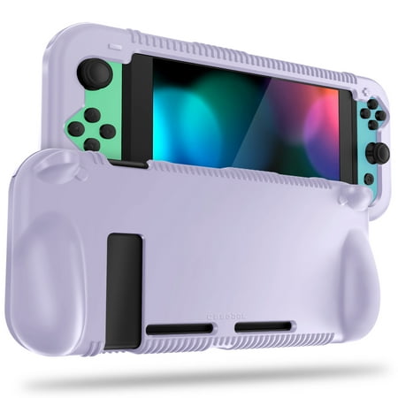Silicone Case for Nintendo Switch - Fintie Soft Anti-Slip Shock Proof Protective Cover with Ergonomic Grip Design