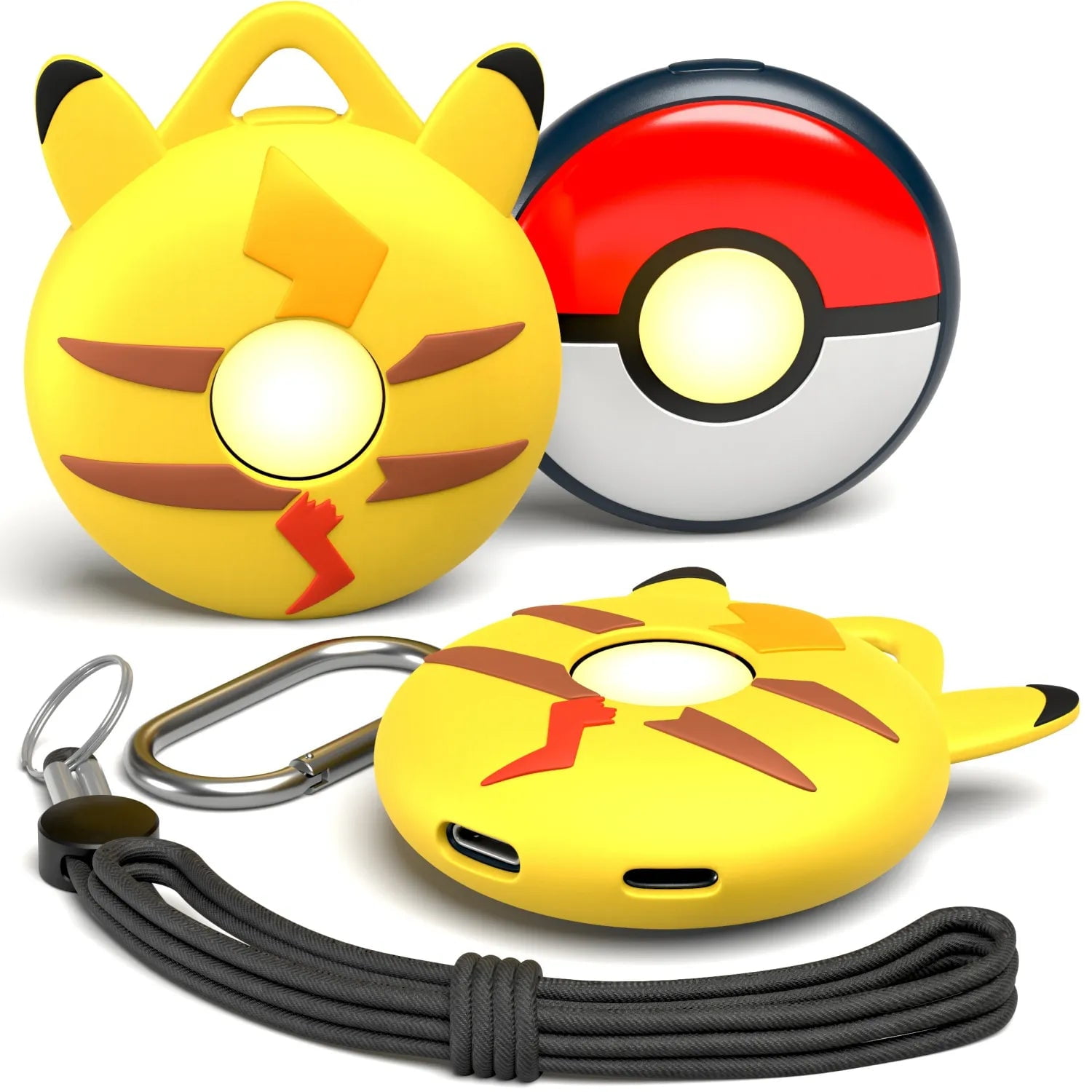 Silicone Case for Pokemon GO Plus (2023) - 3 in 1 Protective