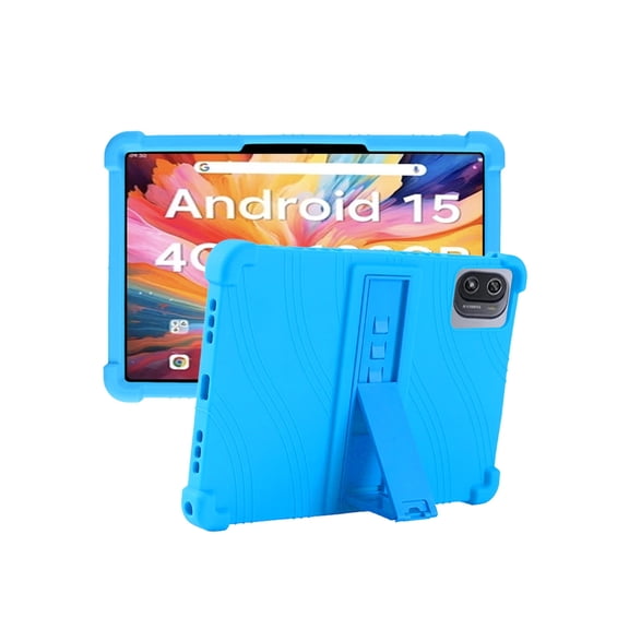 Silicone Case for RNRUO 10.1 inch, Soft Flexible Shockproof Protective Tablet Cover, Anti-Scratch & Lightweight Slim Design-Sky Blue