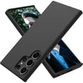 thumbnail image 1 of Silicone Case for Samsung Galaxy S23 Ultra, Silky-Soft Touch Galaxy S23 Ultra Phone Case with Microfiber Lining, [Slim Fit][Shockproof], (Black), 1 of 15