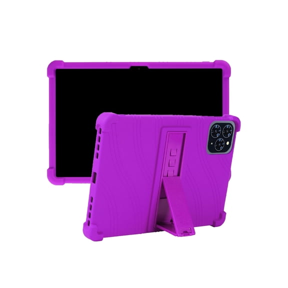 Silicone Case for Tabwee W 90/T90  11 inch, Soft Flexible Shockproof Protective Tablet Cover, Anti-Scratch & Lightweight Slim Design-Purple