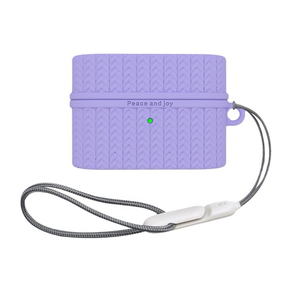 Silicone Case for WF-1000XM6, Soft Flexible Scratch Resistant Cover with Carabiner Protective