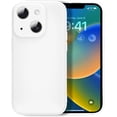 thumbnail image 1 of Silicone Case for iPhone 14 Plus 6.7 Inches, Fine Hole Scratch Proof, Shock Proof Fingerprint All-Round Protection Mobile Phone Case(White), 1 of 12