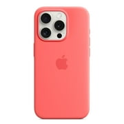 Silicone Case for iphone 15 Pro Silicone Case with Magsafe Phone Protective Back Cover 6.1 Inch - Guava