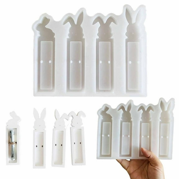 Silicone Casting Easter Silicone Easter Plaster Casting 4 Even Easter Bunny Bracket Silicone Plaster Drop Glue Silicone template