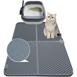 Conlun Large Cat Litter Mat 30 x24 Honeycomb Non Slip Washable Urine Waterproof Litter Control Walmart