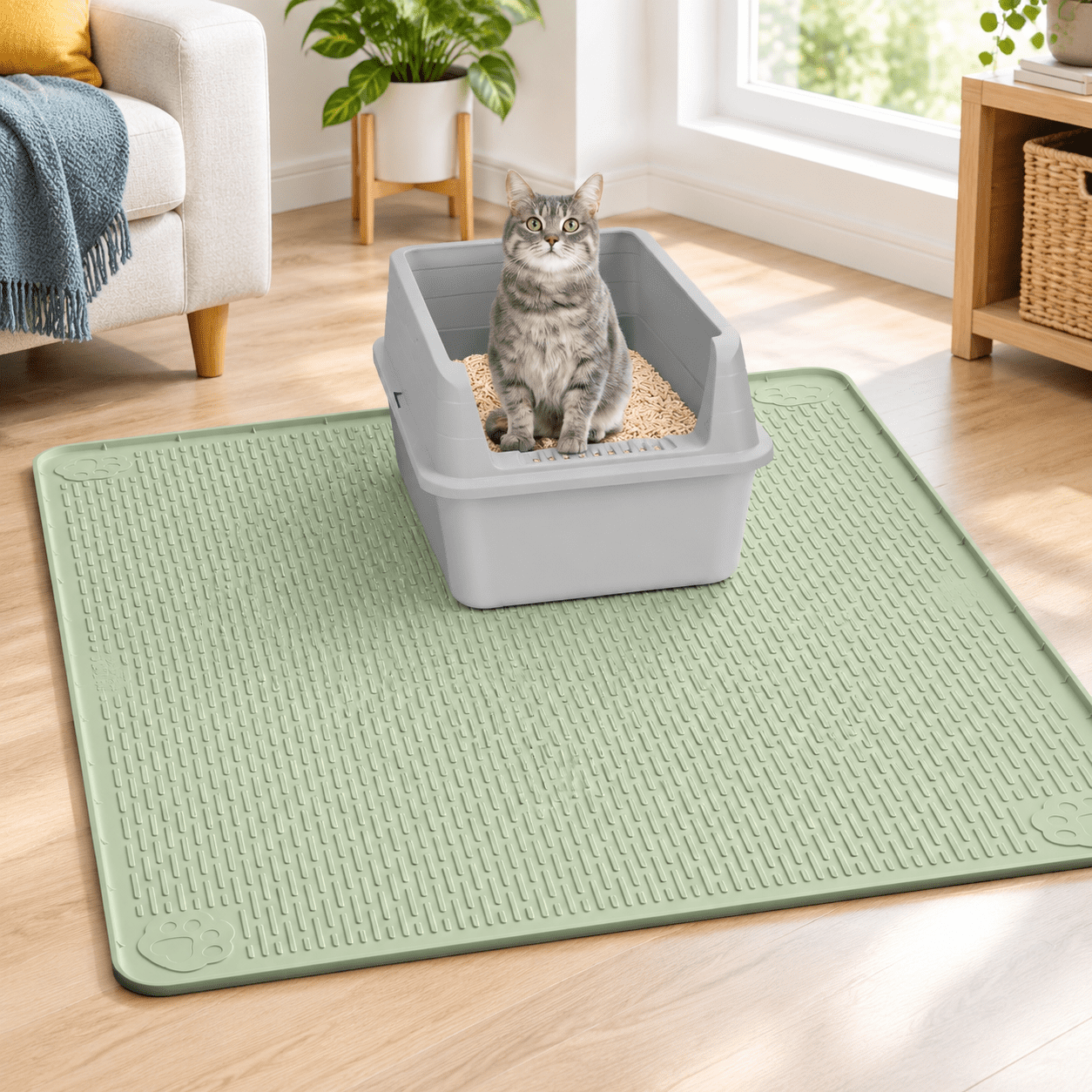Silicone Cat Litter Mat For Box 50