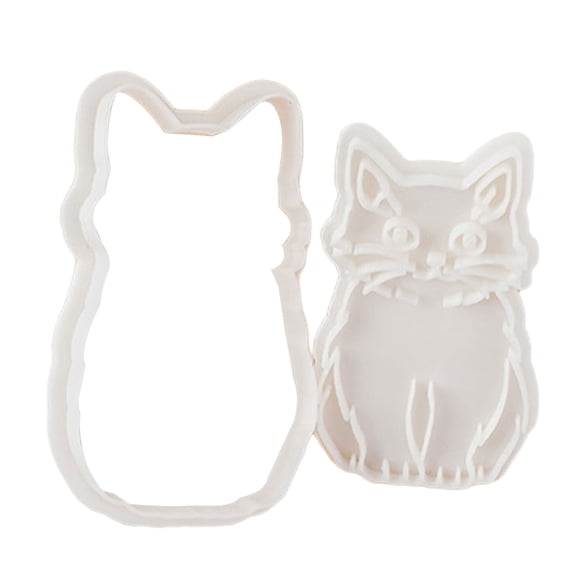 Silicone Cats Cookie Baking Mould Silicone Cats Themed Cookie Biscuits Molds for Kids Parties and Holiday Baking
