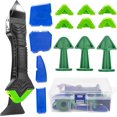 Silicone Caulk Tool Kit Silicone Sealant Straightener With Storage Box