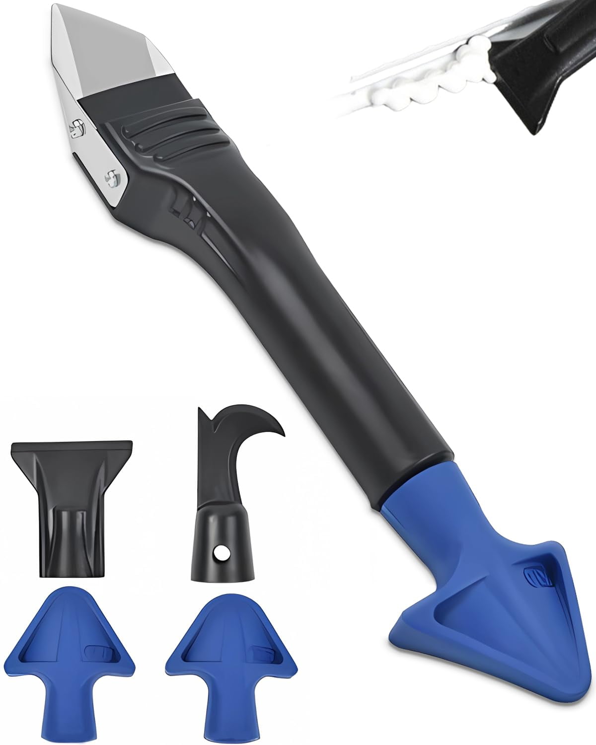 Silicone Caulking Tools 6 in 1,Caulk Removal Tool for Bathroom,Kitchen ...