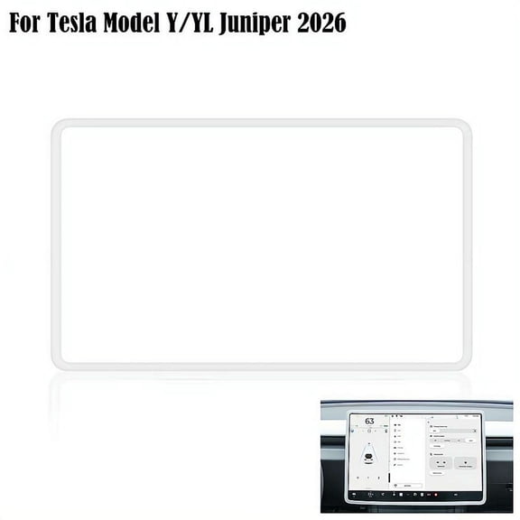 Silicone Center Screen Protector Frame Fit 2026 Tes-la Mod-el Y Jun-iper Refreshed Dashboard Display Cover