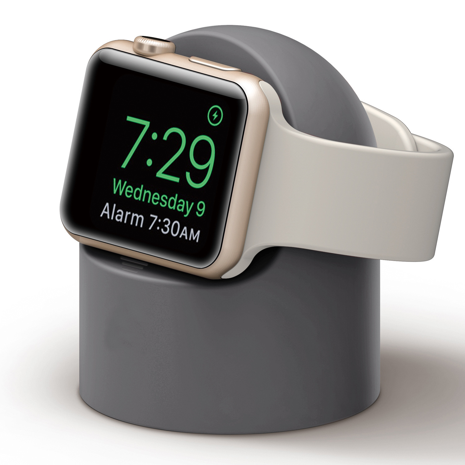 Silicone Charging Stand for Apple Watch 2/3/4, Desktop Charging Base ...
