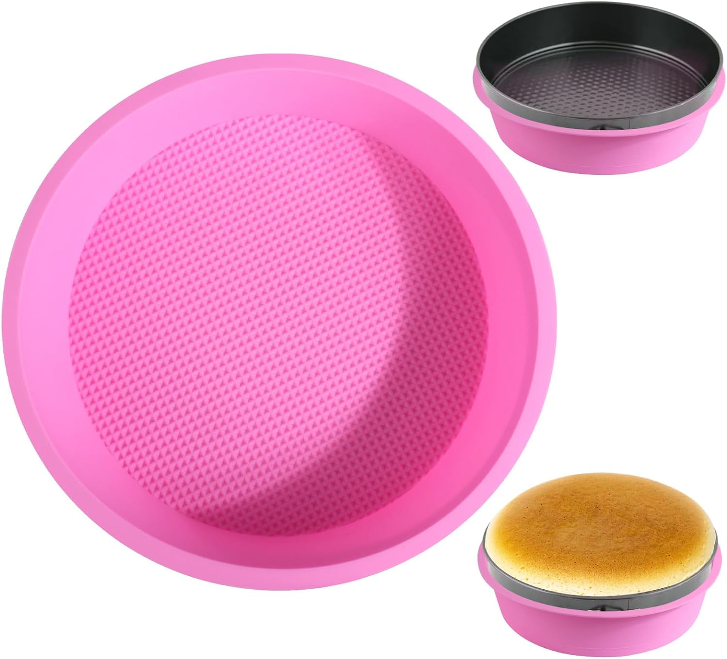 Silicone Cheesecake Pan Protector for 9 Inch Round Springform Pan ...