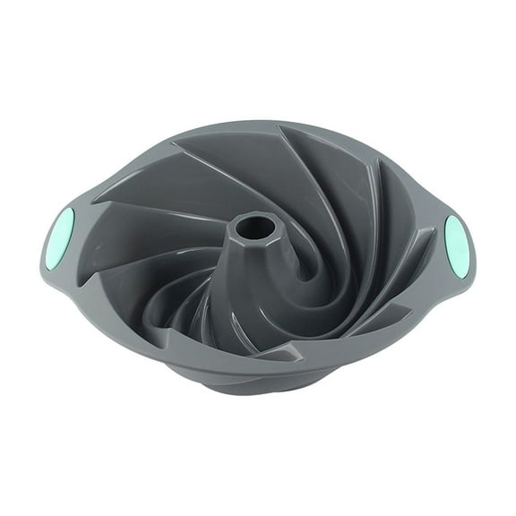 Chiffon Cake Baking Pan Made Of Food Grade Silicone Non Stick And Durable With Double Handles For Oven Use Silica Gel Material Chiffon Cake Baking Pan