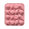 thumbnail image 1 of Silicone Chocolate Candy Molds Shell Starfishes Shape For Baking Decorations, 1 of 11