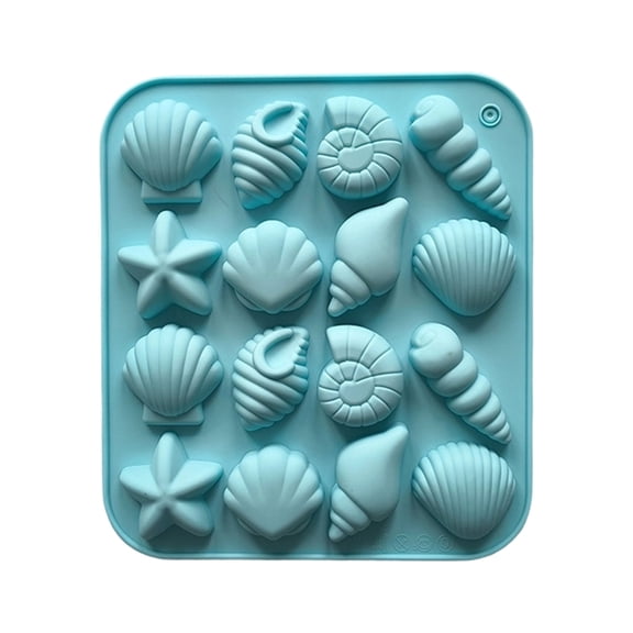Silicone Chocolate Candy Molds Shell Starfishes Shape For Baking Decorations