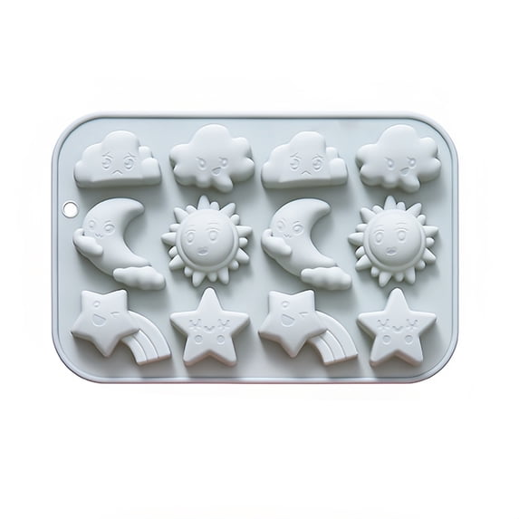 Silicone Chocolate Mold, Cute Sky Character Shapes, for Baking Candy ...