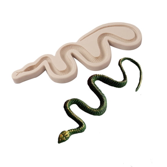 Silicone Chocolate Moulds Fondant Molds Snake Shape Silicone Material Household Baking Mould DIY Cake Decorating Gadgets