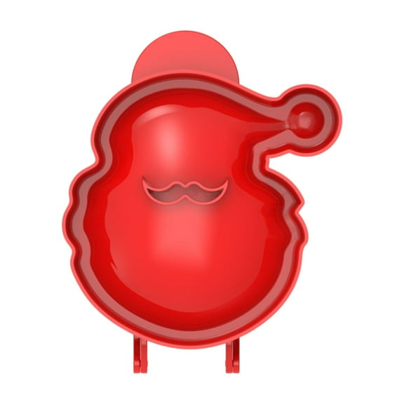 Silicone Christmas Baking Mold Making Candy Chocolate Cake Ice Cube Christmas Eve Apple Design 6 inch