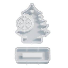 Silicone Christmas Tree Mold High Temp Resistance Handmade Art Supplies
