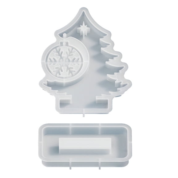 Silicone Christmas Tree Mold High Temp Resistance Handmade Art Supplies