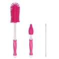 thumbnail image 1 of Silicone Cleaning Brush Kit - Baby Bottle Brush Cleaner for Pump,Nipple, Milk Storage Bag,Reusable Straw,Sippy Cup - Food Grade Silicone Bristles, Portable, 1 of 3