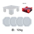 thumbnail image 1 of Silicone Coaster Molds With Storage Box 4 Styles Lightweight Reusable Mold For Diy Art Craft Cup Mats, 1 of 7