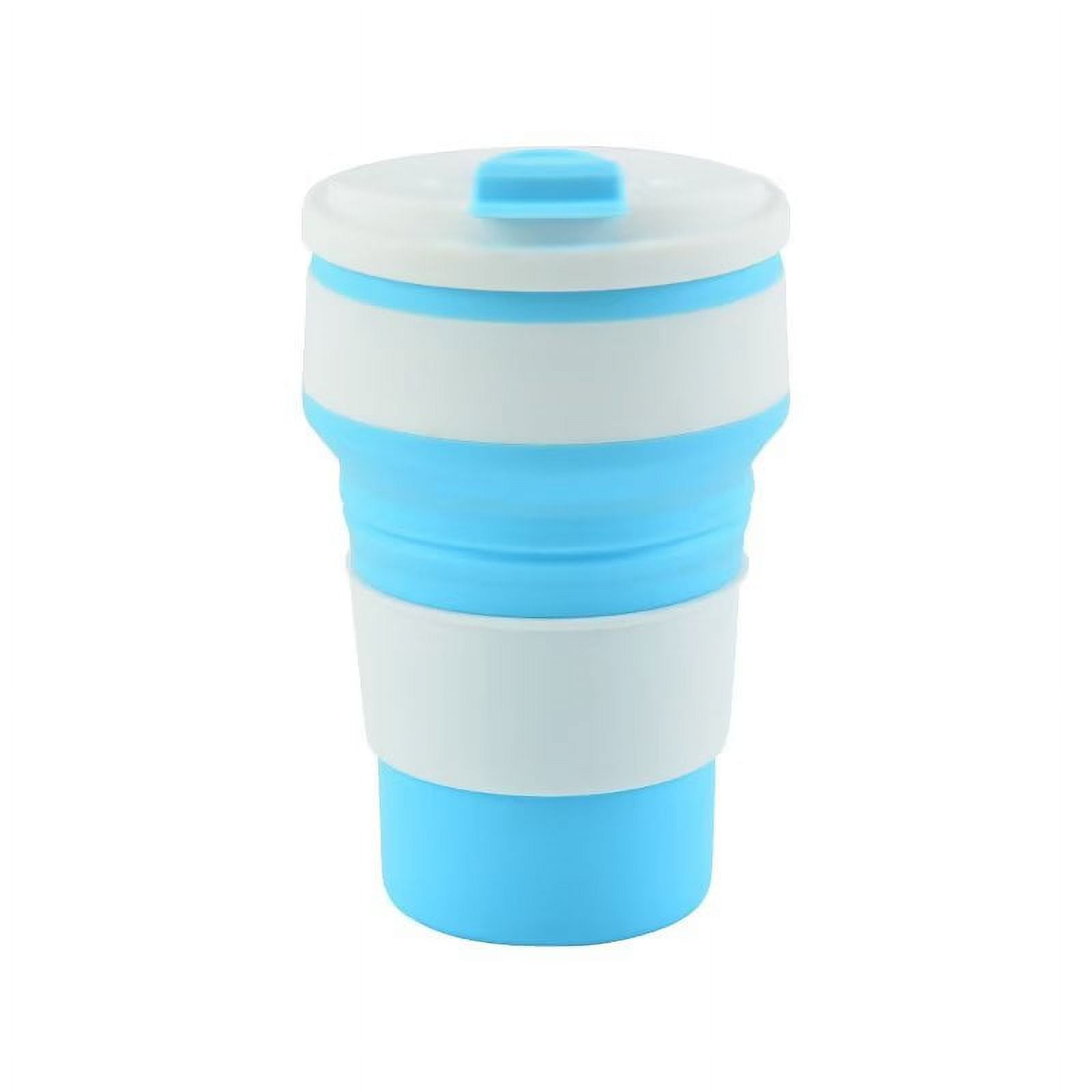 Silicone Collapsible Coffee Cup, Travel Camping Cup, Cup Cover Sealed ...