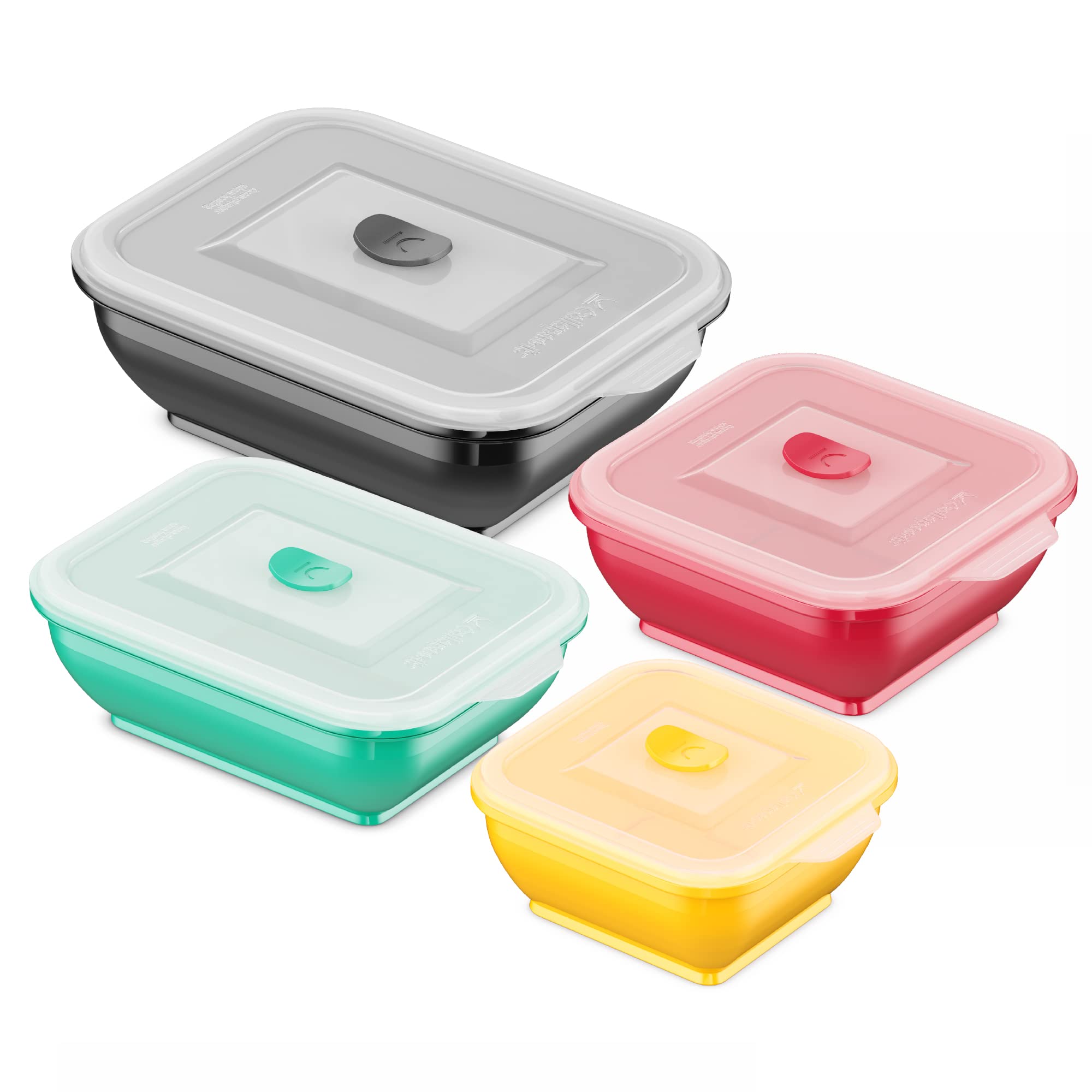 Silicone Collapsible Food Storage Containers, silicone freezer