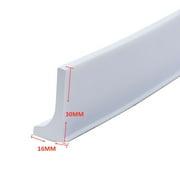Silicone Collapsible Shower Threshold Water Dam, Waterproof Shower Barrier Water Strip Dam, Stay Dry Retainer for Wet and Dry Separation for Kitchen Sink Countertop Sink Cooktop Bathroom Tub