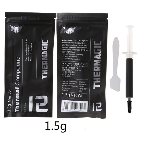 Silicone Compound Thermal Paste Conductive Grease Heatsink For CPU GPU Notebook Cooling Accessories 1.5g ZF-12