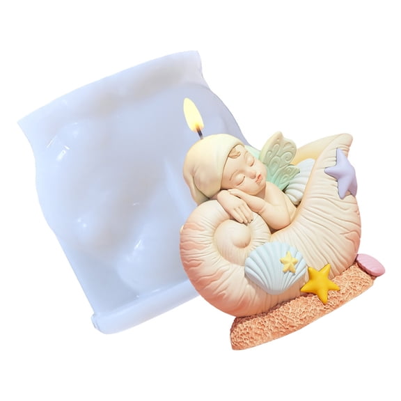 Silicone Conch Scented Epoxy Resin Chocolate Castings Plasters