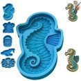 Silicone Concrete Molds for Stepping Stones, Reusable Ocean-Themed ...