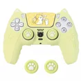 thumbnail image 1 of Silicone Controller Case Set with Thumb Grip Caps with Sticker Controller Skin Cat Paw Anti-slip Protective Shell Cover for PS5, 1 of 15