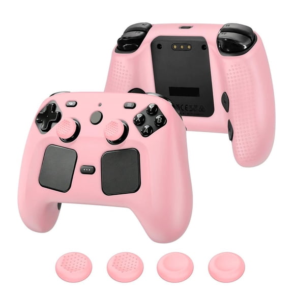 Silicone Controller Cover with 4 Joystick Caps for Valve Steam Controller 2026