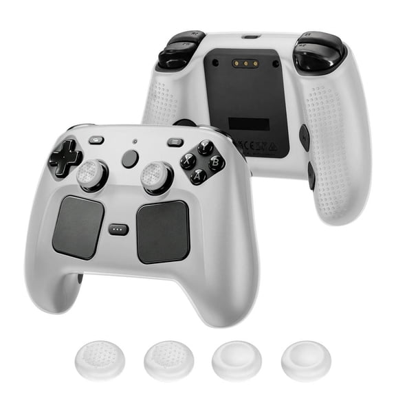 Silicone Controller Cover with 4 Joystick Caps for Valve Steam Controller 2026