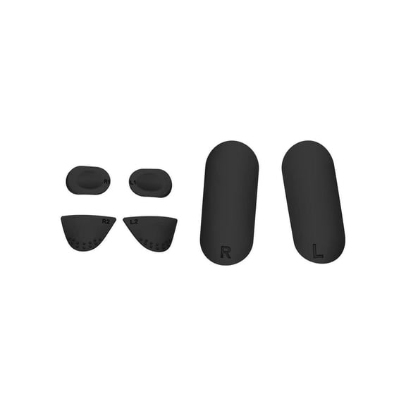 Silicone Controller Pad for PS VR2,4 in 1 Accessories Kit for PS VR2 Controller with Anti-Slip Handle Cover Grip Protection Black