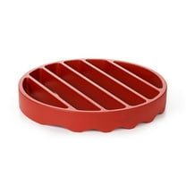 Silicone Cooker Rack , Roasting Rack for Baking Cooking Steaming, Crock Pot Air Fryer Pressure Cooker Rack