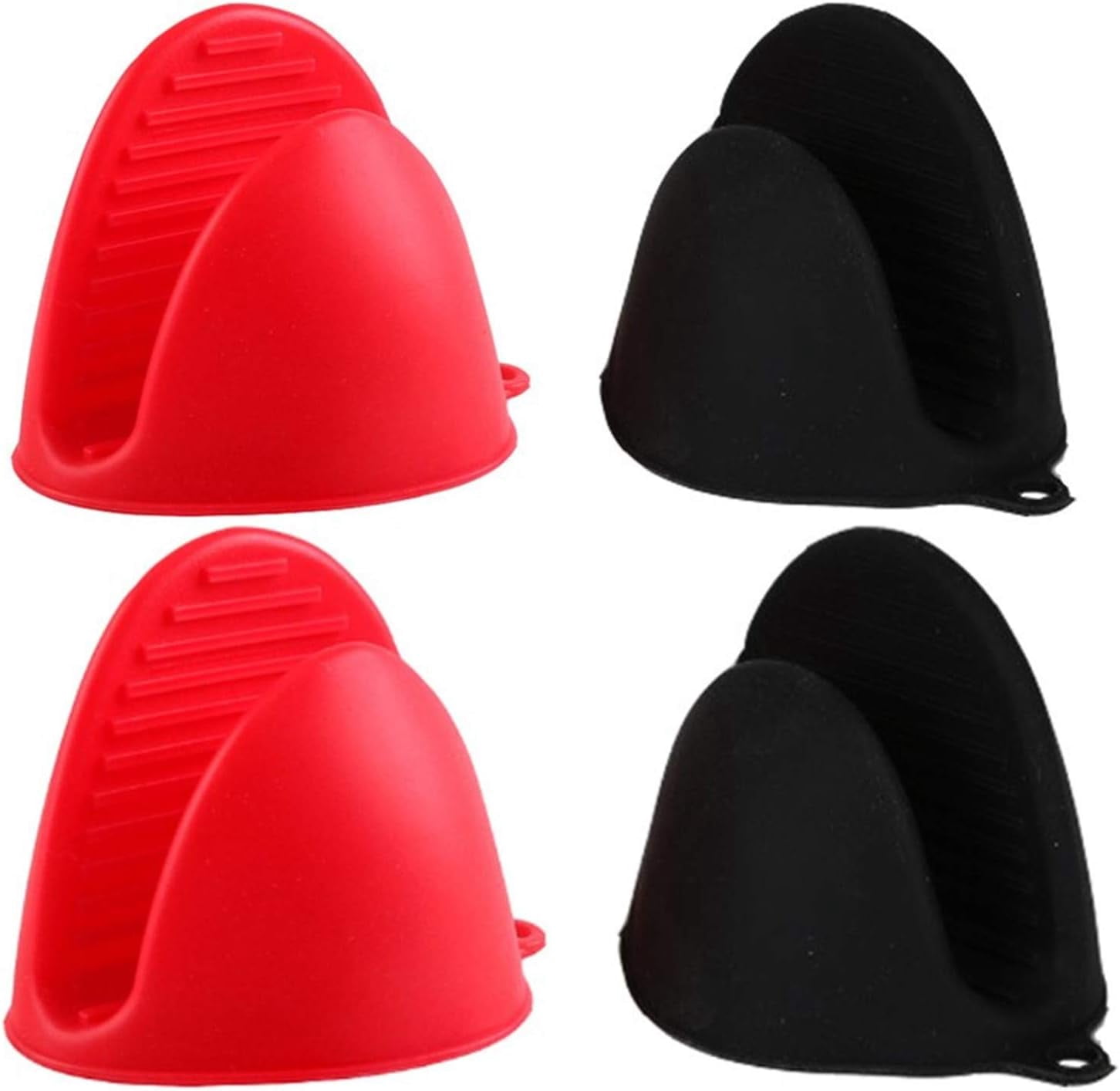 Silicone Cooking Pinch Grips Oven Mitts - Finger Protector Pot Holder ...