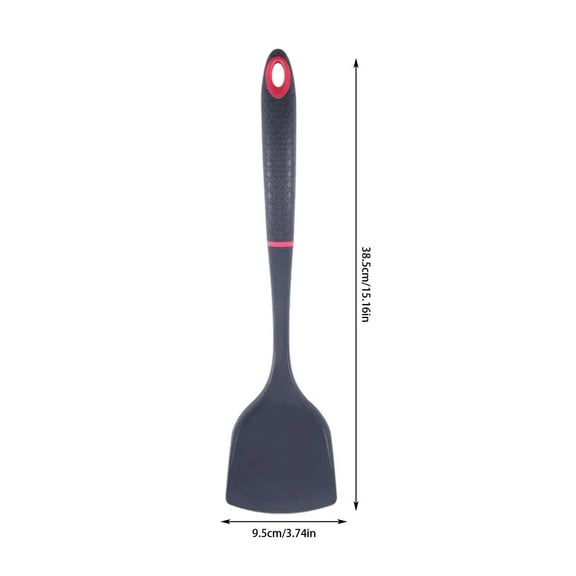 ​​Silicone Cooking Spatula High Heat 446°F Fish Scale Handle Scraper Non-Stick Safe Turner Pancake Flipper Kitchen Utensil​​