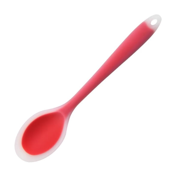 Silicone Cooking Spoon Kitchen Utensils,Heat Resistant Silicone Spoon Non Stick Cooking Tool,Food Grade Silicone Serving Spoon Baking Spoon,Dishwasher Safe Kitchen Spoon Cooking Utensils